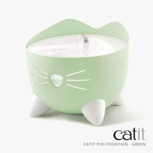 Catit Pixi Water Fountain For Cats 2.5 Litre Green