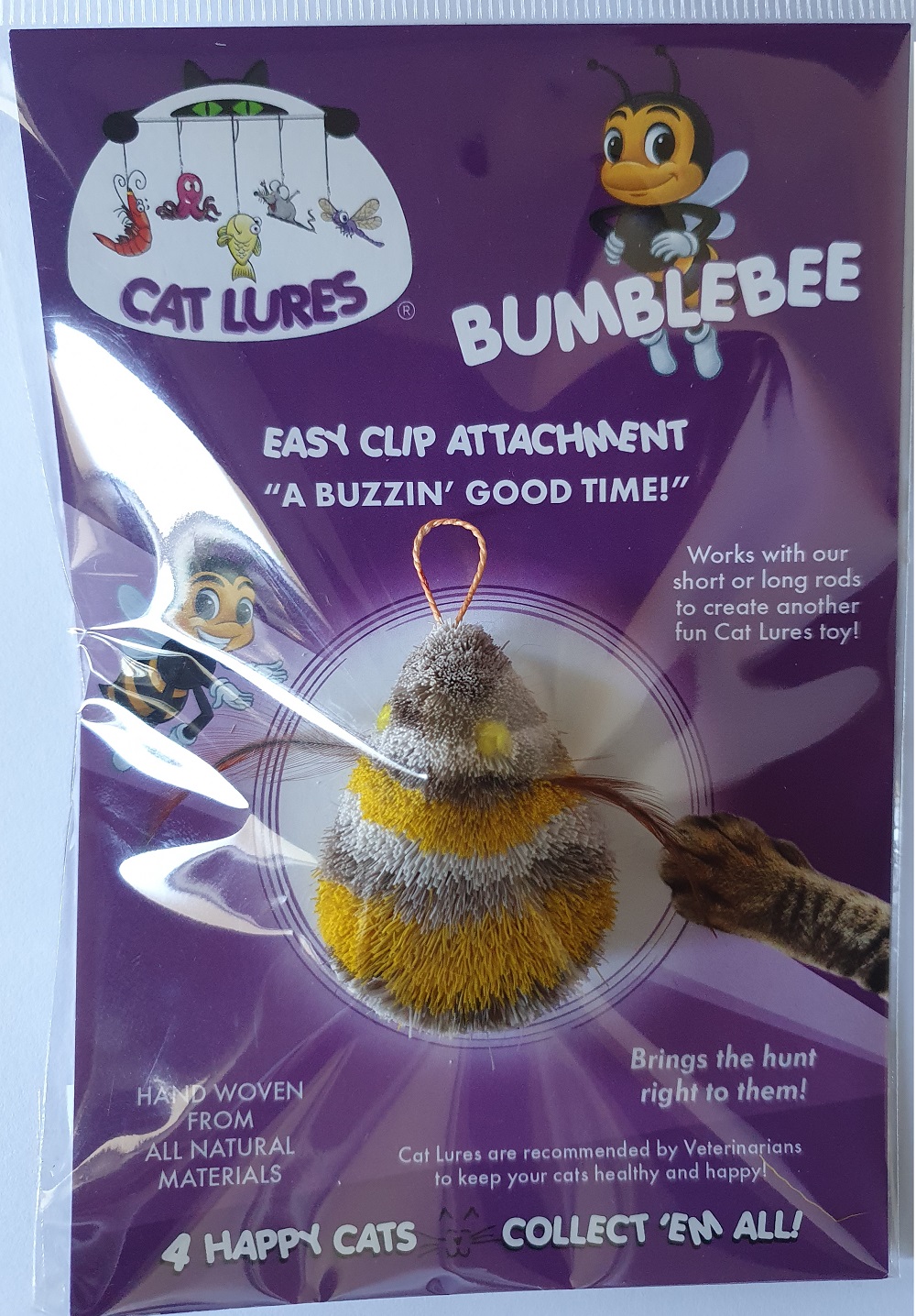 GoCat Cat Lure Bumble Bee - Petworkz