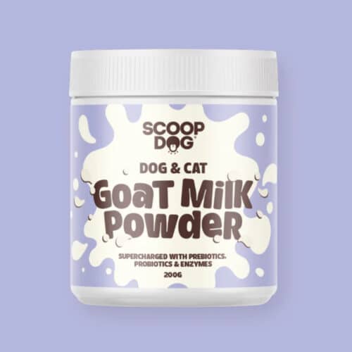 Scoop Dog Goat Milk Powder for dogs and cats