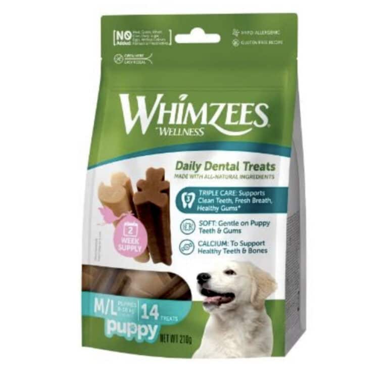 Whimzees Puppy Natural Dental Treats M-L