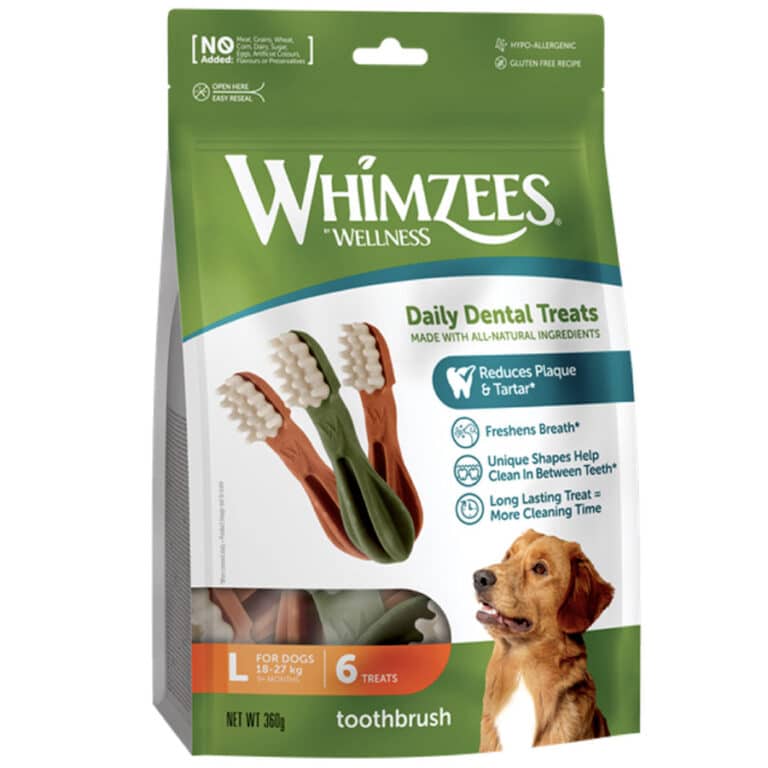 Whimzees Toothbrush Dental Treats large