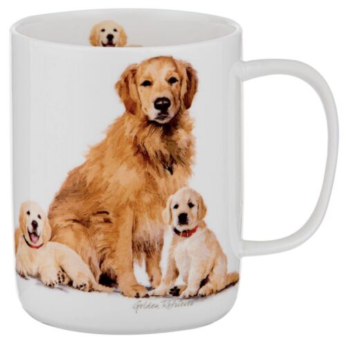 Puppy Love Golden Retriever Mug by Ashdene 400ml