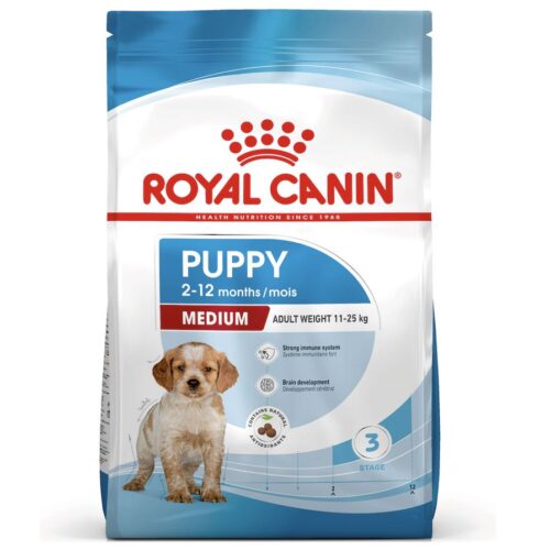 Royal Canin Medium Puppy Dry Food bag