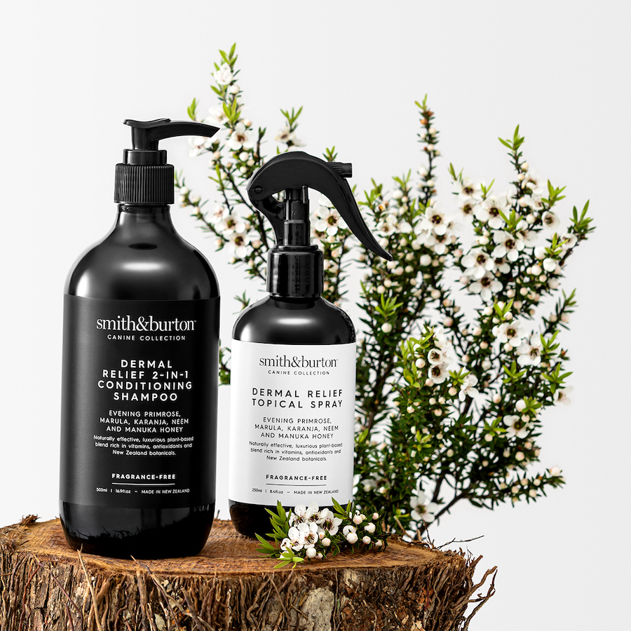 Smith and Burton Dermal Relief products - 2-in-1 Conditioning Shampoo 500ml and Topical Spray 250ml